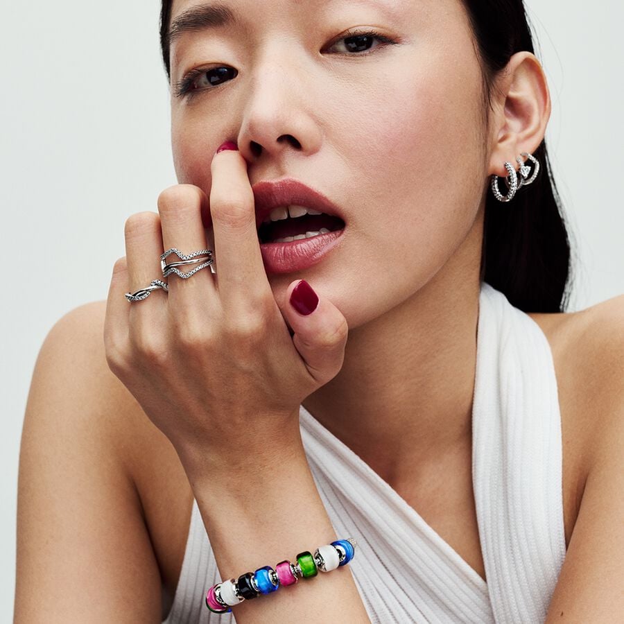 Zaļš mini Murano stikla amulets