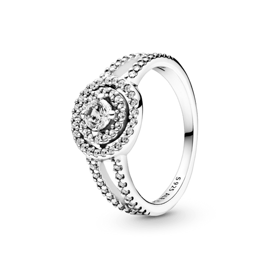 Mirdzošais dubultriņķa gredzens