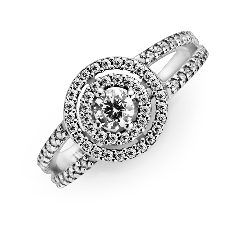 Mirdzošais dubultriņķa gredzens