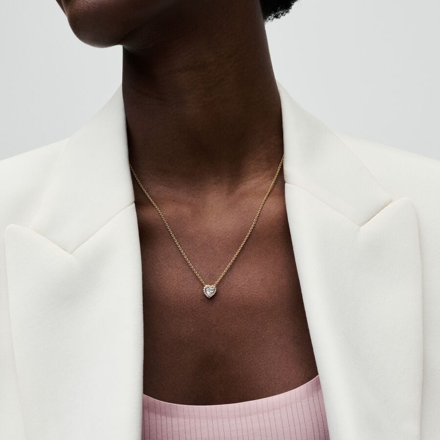 Mirdzoša sirds ikoniskā kaklarota