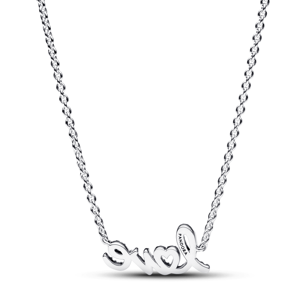 Ikoniskā kaklarota Mirdzoša, ar roku rakstīta mīlestība