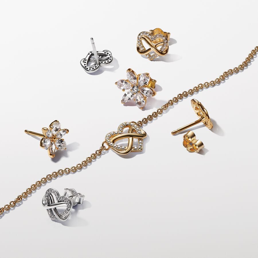 Mirdzoša bezgalības sirds Collier kaklarota