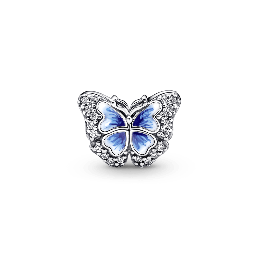 Mirdzoši zilā taureņa amulets