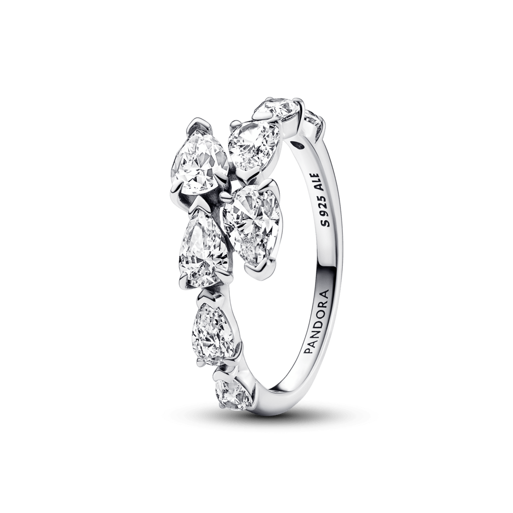 Dzirkstošais pārklājošās lentes gredzens