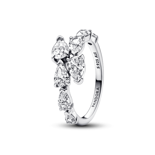 Dzirkstošais pārklājošās lentes gredzens