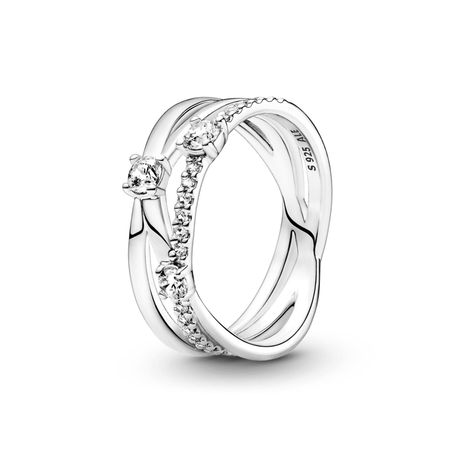 Mirdzošs trīskāršais stīpiņgredzens
