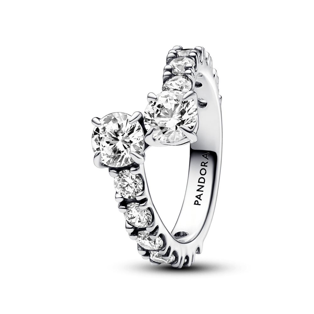 Mirdzošs gredzens ar maināmiem galiem