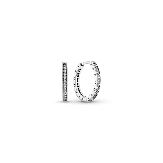 Pandora logo rinķa auskari