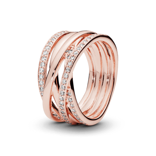 Mirdzošs līniju gredzens