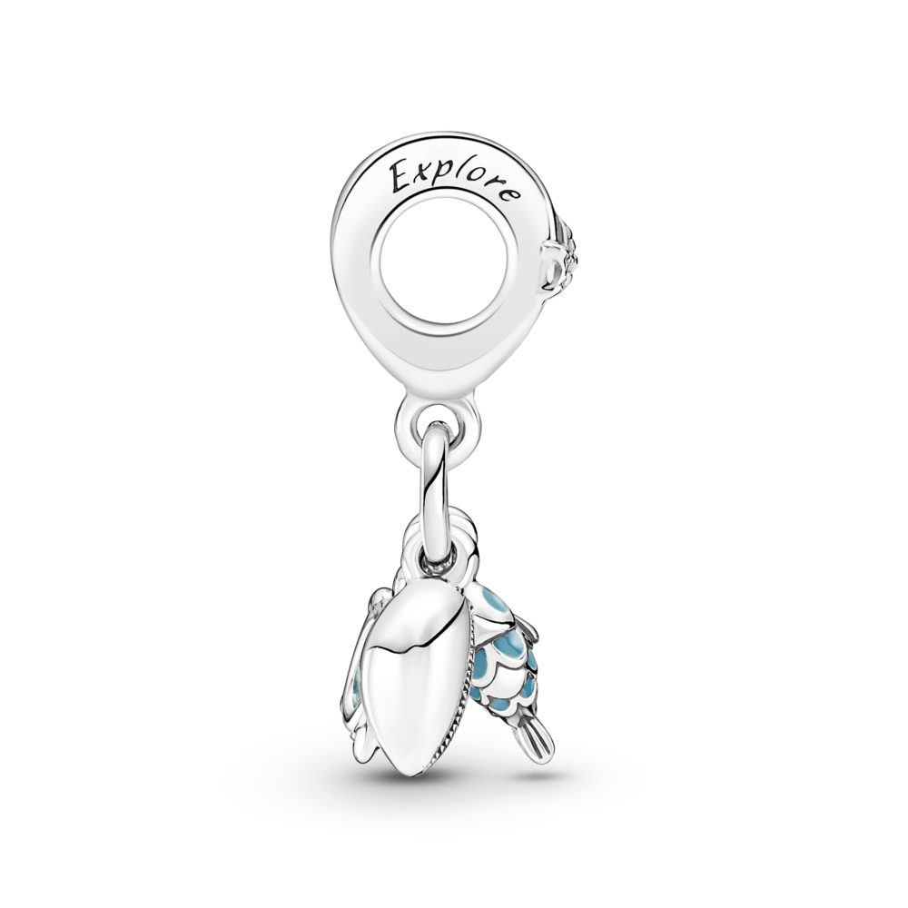 Piekarināms zivs, jūras bruņurupuča un gliemežvāka amulets