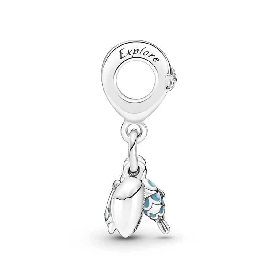 Piekarināms zivs, jūras bruņurupuča un gliemežvāka amulets