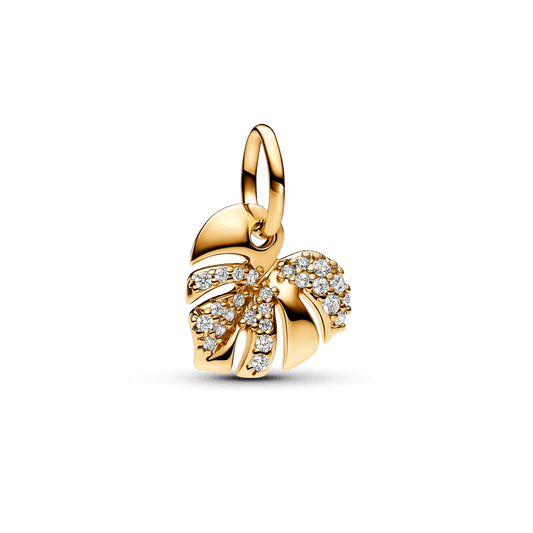 Mirdzošā Monstera lapas amulets