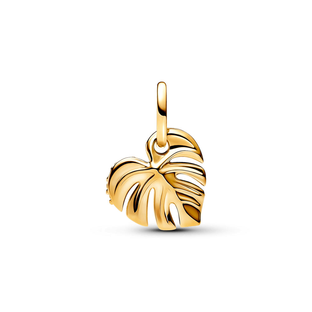 Mirdzošā Monstera lapas amulets