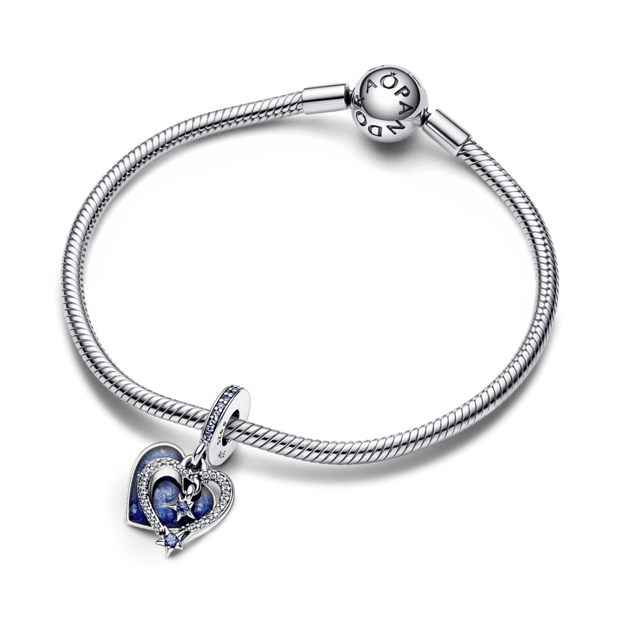 Dubultais piekarināmais krītošās zvaigznes sirds amulets