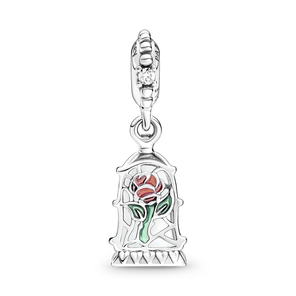 Piekarināmais Disney Skaistules un Briesmoņa apburtās rozes amulets