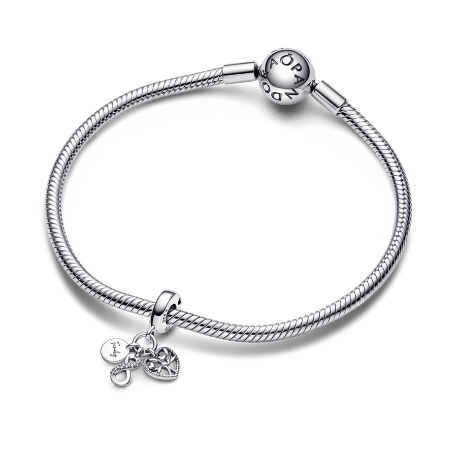 Piekarināmais trīskāršais amulets ar ģimenes bezgalības motīvu