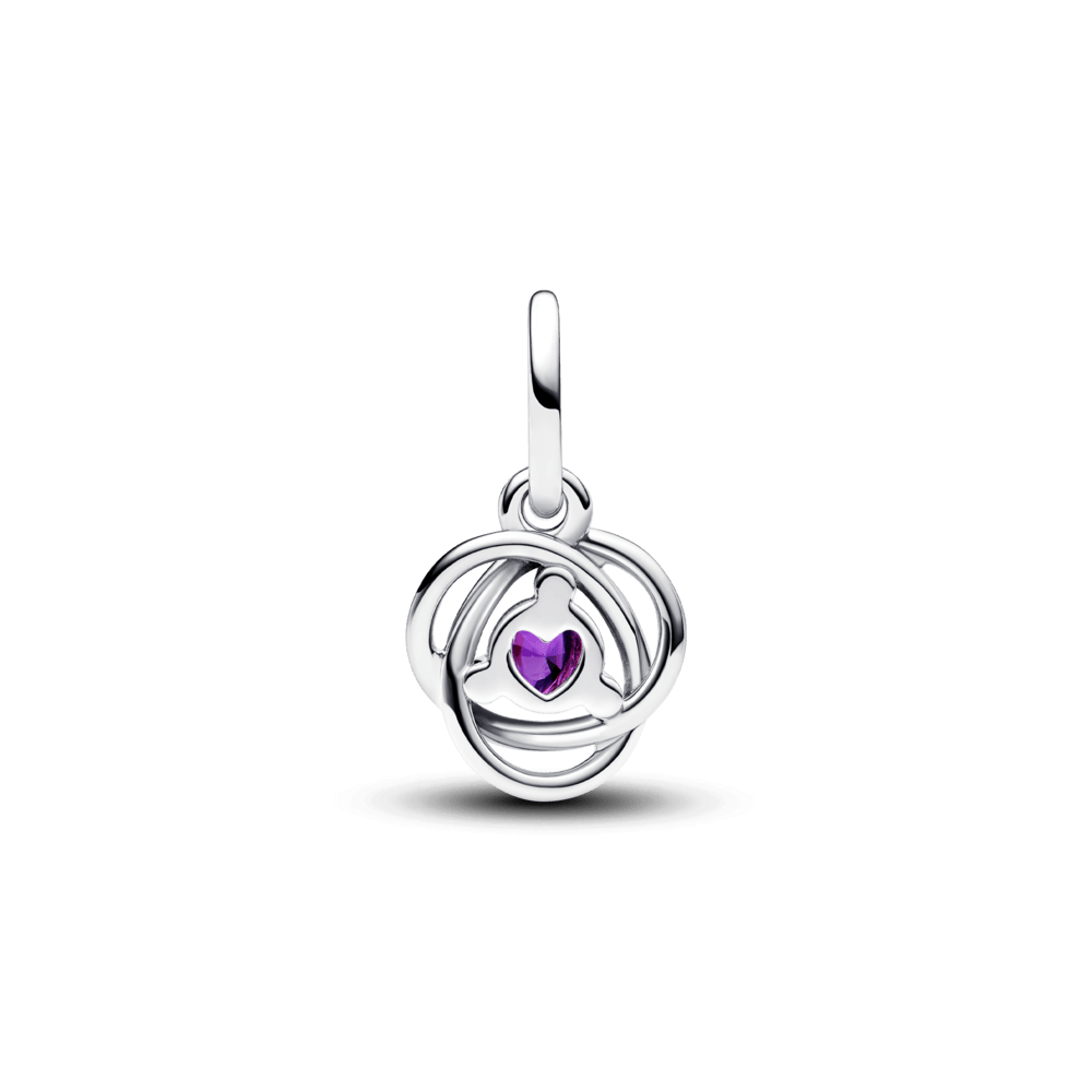 Violets mūžības apļa amulets