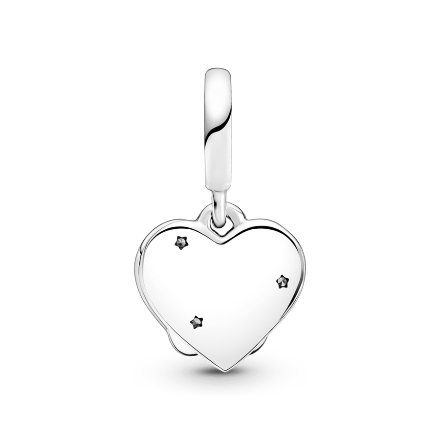 Piekarināmais amulets ar kaķu un sirds motīvu