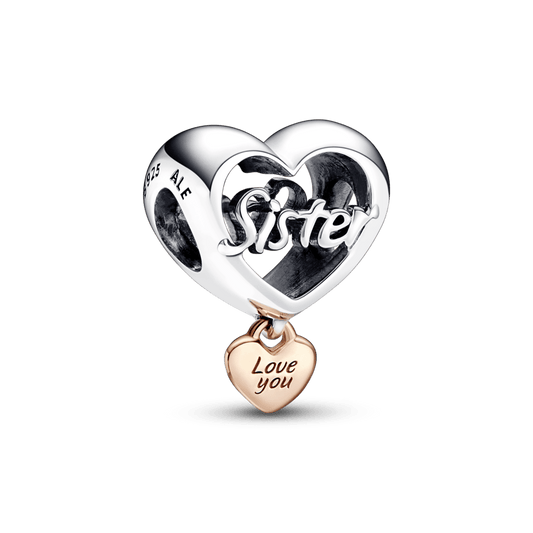 Sirds formas amulets "Mīlu Tevi, māsa"