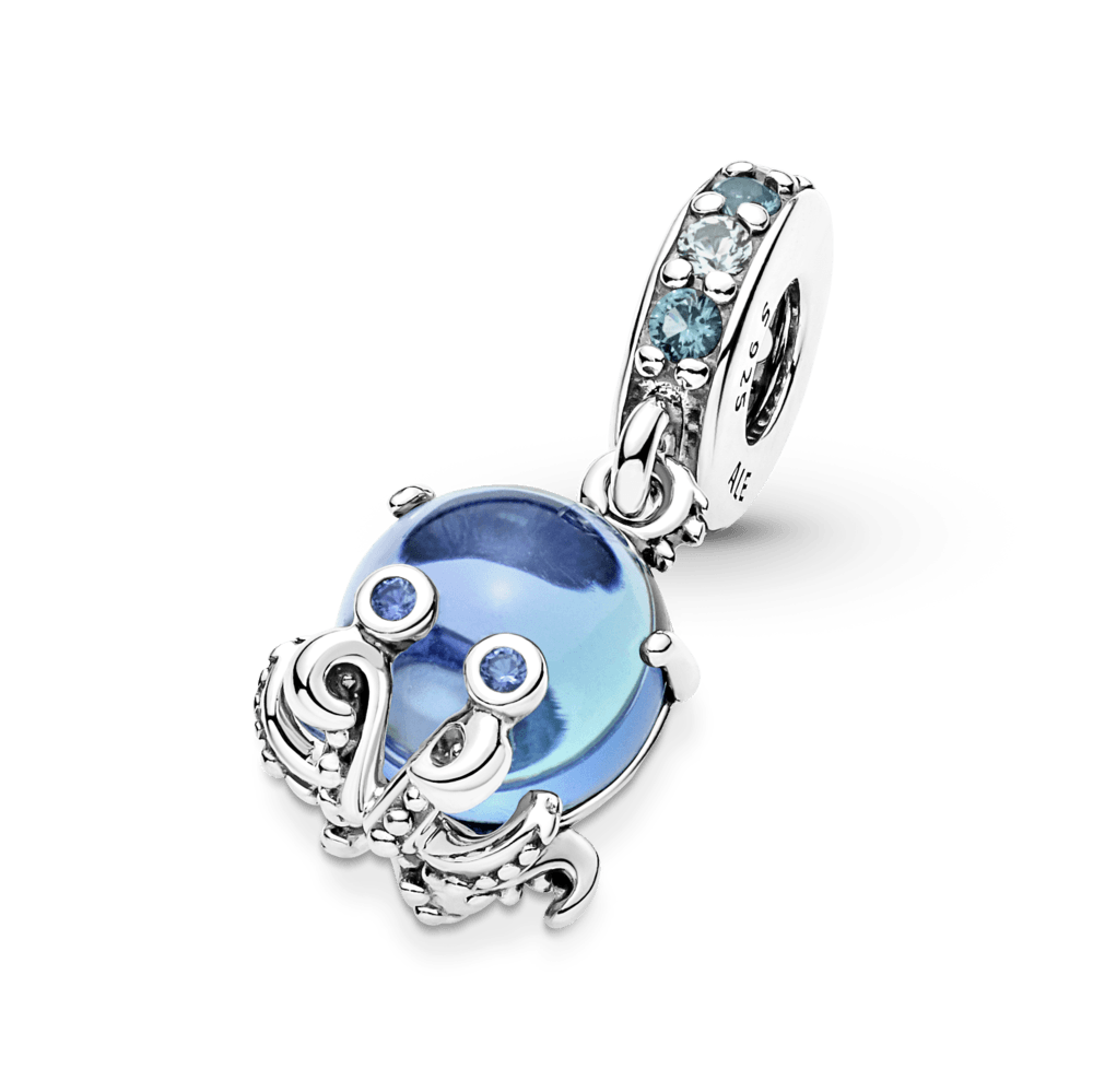 Piekarināmais Murano stikla mīlīgā astoņkāja amulets