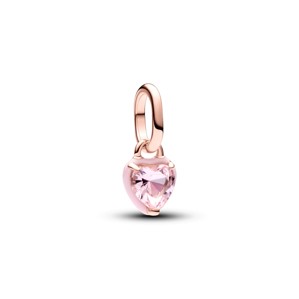 Pandora ME rozā čakras sirds mini amulets
