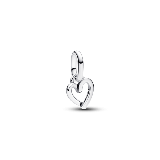 Pandora ME brīvrokas formas sirds mini piekarināmais amulets