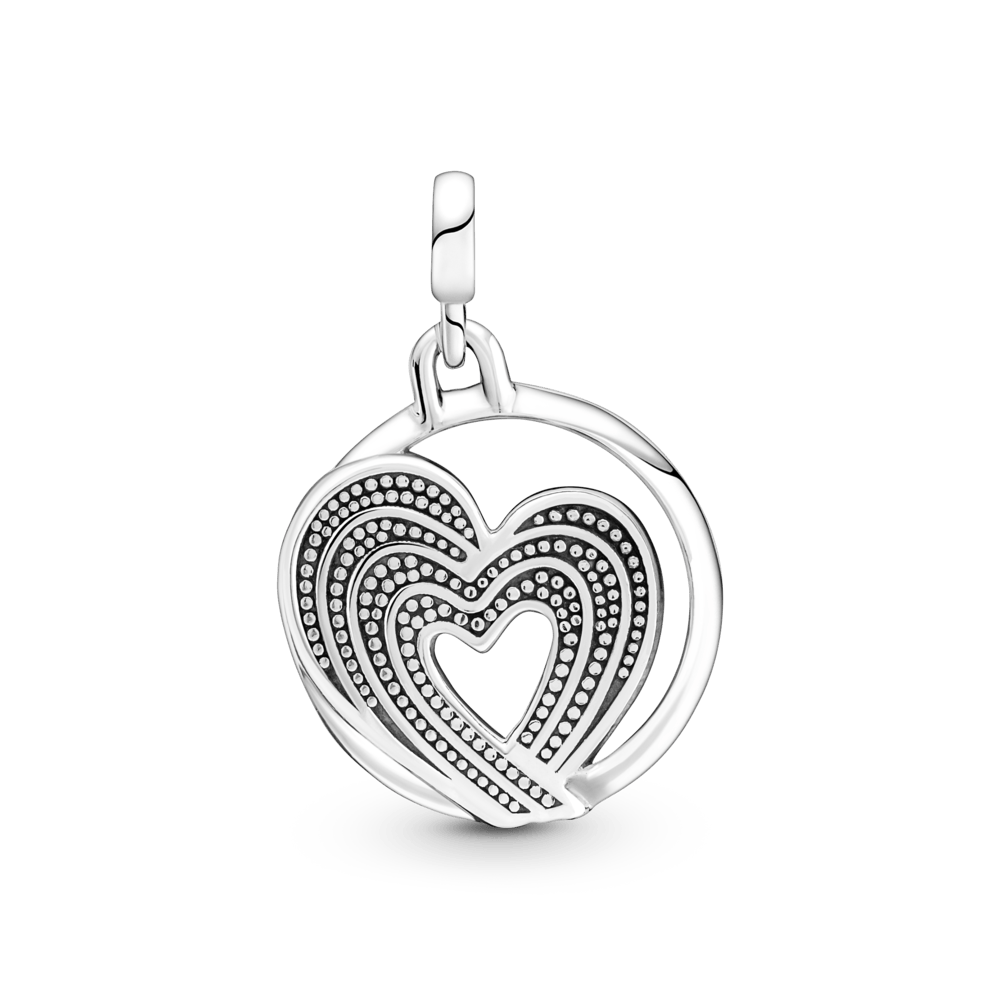 Pandora ME varavīksnes brīvības sirds medaljons