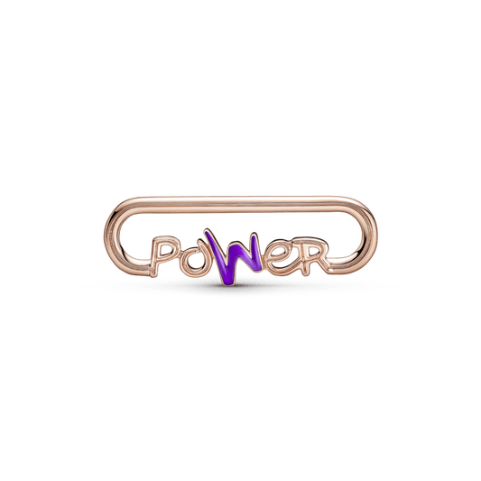 Pandora ME dekoratīvais posms ar vārdu “Spēks”