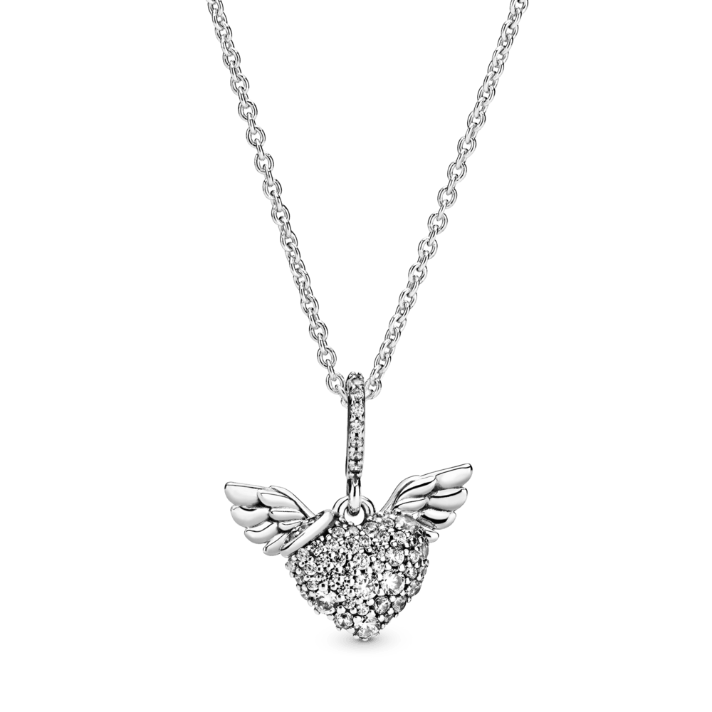 Sirsniņas & eņģeļa spārnu kaklarota