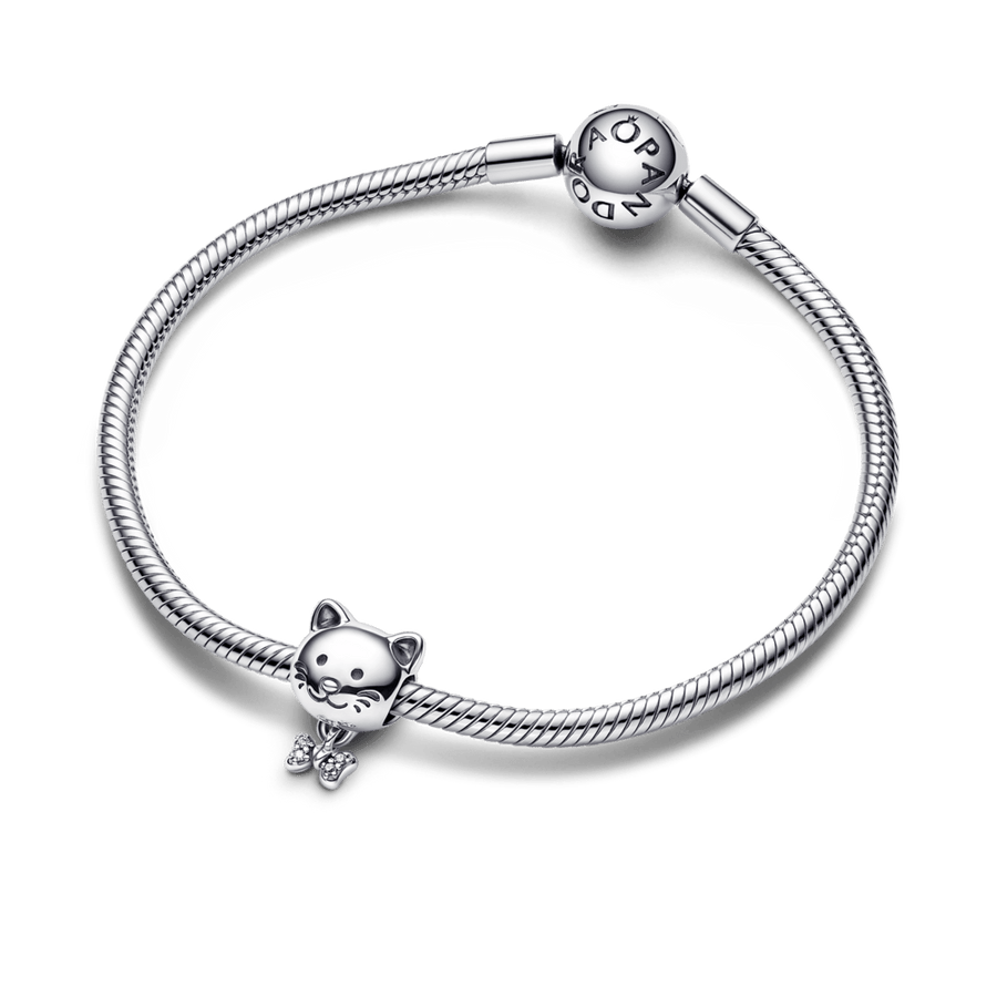 Kaķa un sasietas lentītes amulets