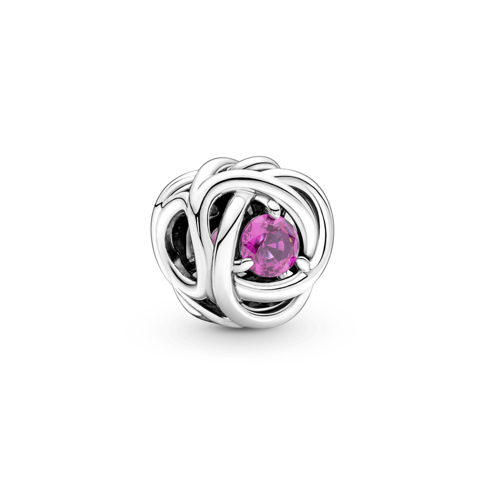 Rozā mūžības apļa amulets