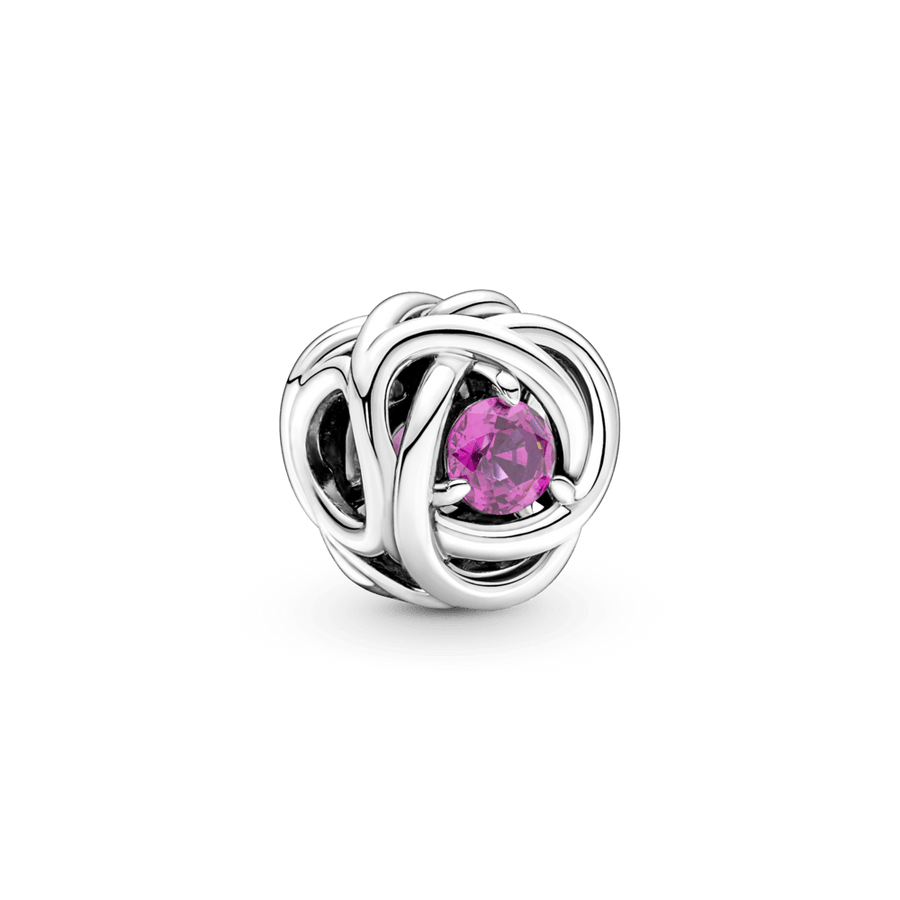 Rozā mūžības apļa amulets