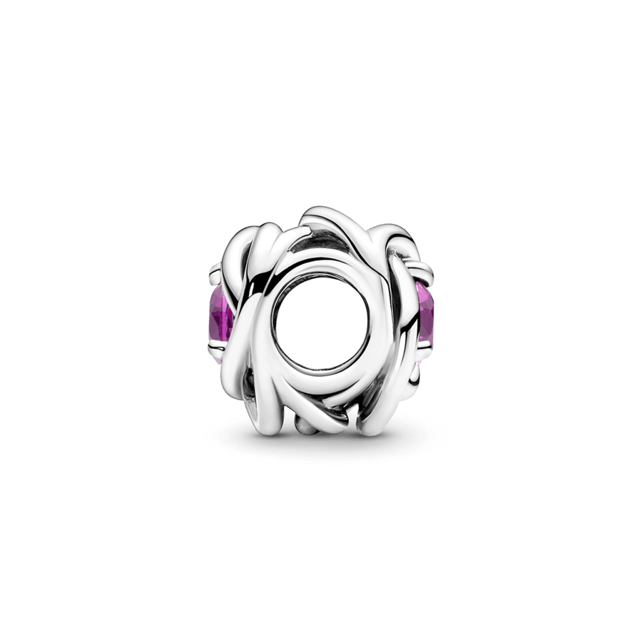 Rozā mūžības apļa amulets