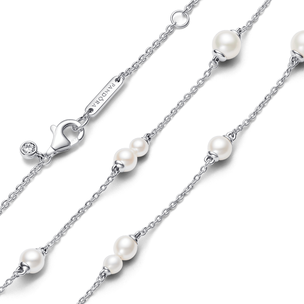 Segmentēta kaklarota ar apstrādātām, mākslīgi audzētām saldūdens pērlēm