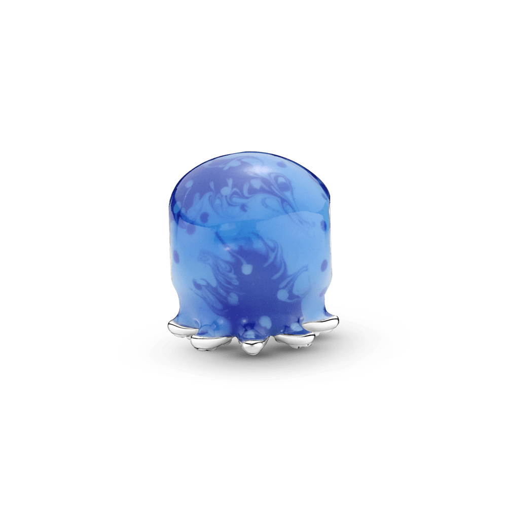 Okeāna burbuļu un viļņu astoņkāja amulets