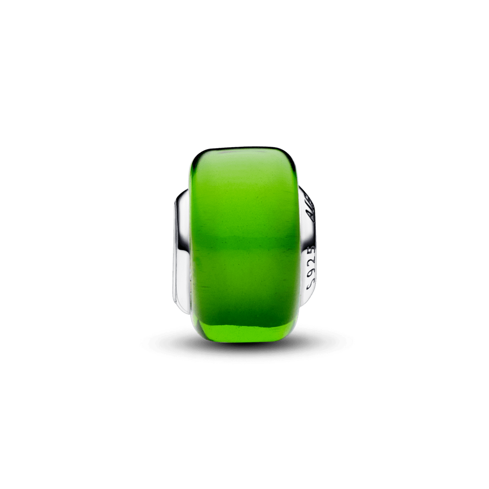 Zaļš mini Murano stikla amulets